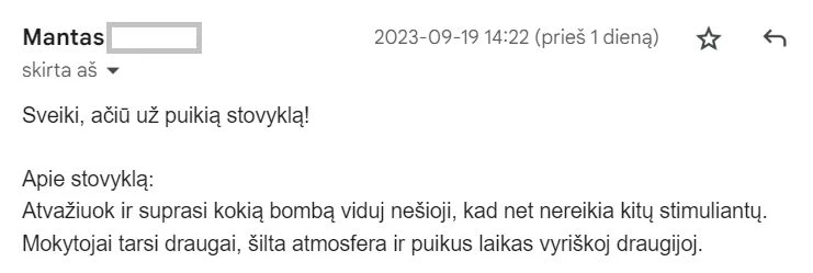 ATSILIEPIMAS Tao Meilės stovykla VYRAMS - ESENKU.LT Tao Meilės stovykla VYRAMS | Savaitgalinėje stovykloje 2025m. rugsėjo 19-21d. būsite supažindinti su svarbiausiomis DAO meilės praktikomis, kurios aktualios tiek asmeniškai vyrams, tiek gyvenantiems poroje. Kaip susidraugauti su savo seksualine energija, kaip ją transformuoti į gyvybinę energiją, kaip turėti dar darnesnius santykius poroje (net jei atrodo, jog jie ir dabar puikūs), kaip susirasti savo antrąją pusę, paleisti negatyvias emocijas per meditacijas, įvaldyti energetines Qigong praktikas ir daug kitų klausimų bus atsakyta šiuose savaitgaliniuose mokymuose. Užsiėmimus ves pas kinų meistrą Manteką Čija sertifikuoti instruktoriai, dvylika metų gyvenantys kartu ir besidžiaugiantys meile: Edita Esenku ir Vytas Lu. Mantak-Chia