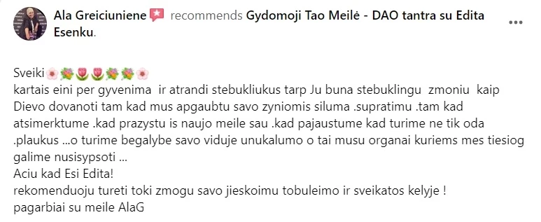 atsiliepimai ir istorijos, menstraucijos, stovykla, stovyklos, atsiliepimas, kipro stovykla, tao meiles stovykla, tao meile, menstraucijos, energija, kunas, energijos judejimas kune, edita esenku, edita, esenku