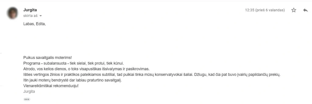 atsiliepimai ir istorijos, menstraucijos, stovykla, stovyklos, atsiliepimas, kipro stovykla, tao meiles stovykla, tao meile, menstraucijos, energija, kunas, energijos judejimas kune, edita esenku, edita, esenku