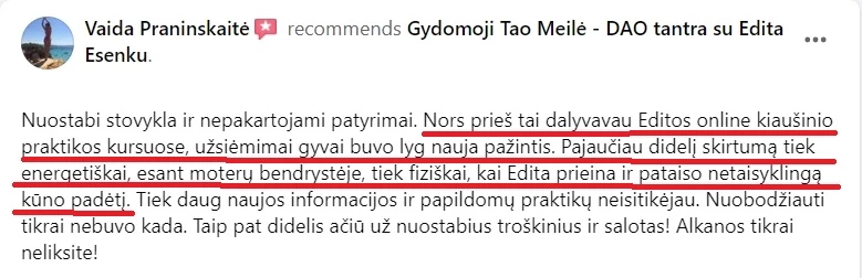 atsiliepimai ir istorijos, menstraucijos, stovykla, stovyklos, atsiliepimas, kipro stovykla, tao meiles stovykla, tao meile, menstraucijos, energija, kunas, energijos judejimas kune, edita esenku, edita, esenku